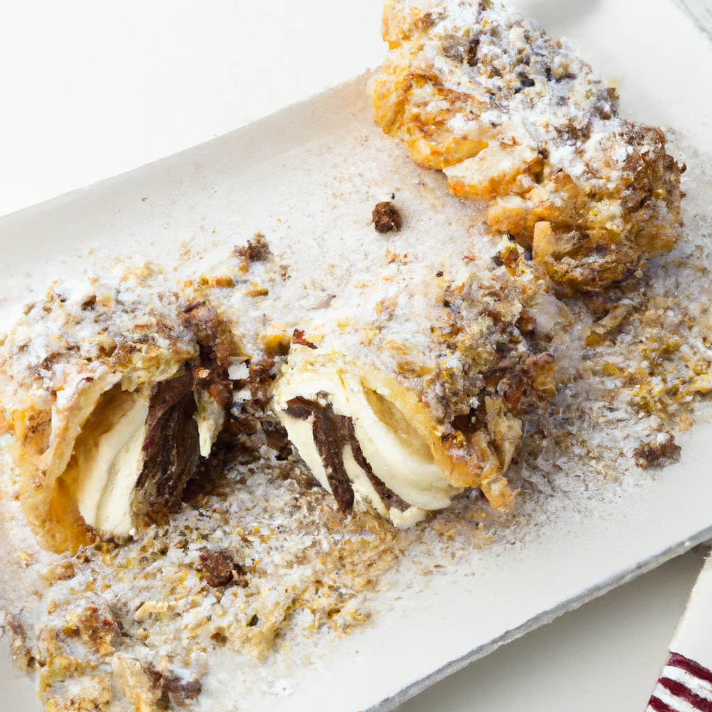 Fried Ice Cream Puffs