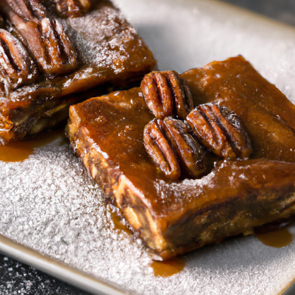 Caramel Pecan Squares
