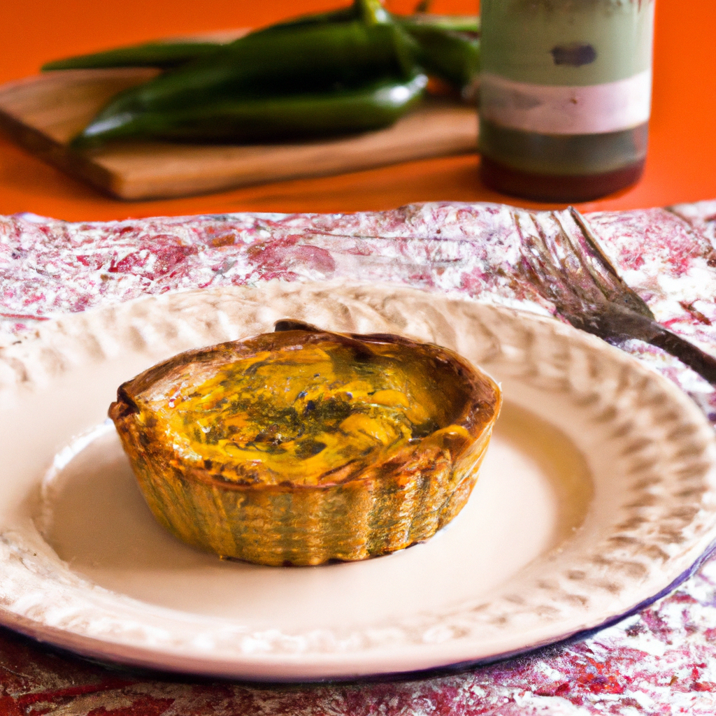 Green Chile Quiche