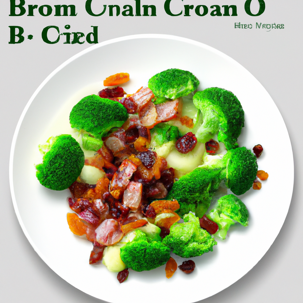 Broccoli, Bacon And Raisin Salad