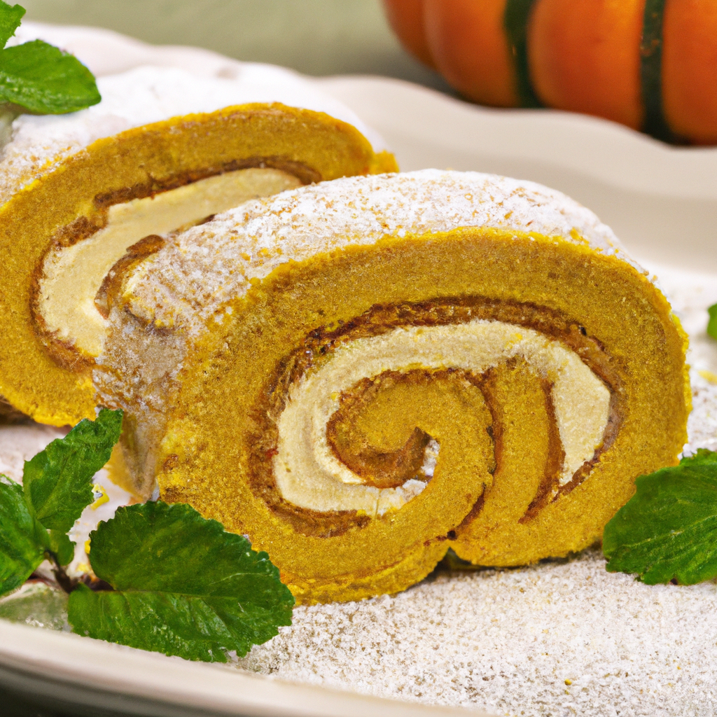 Pumpkin Cheese Roll