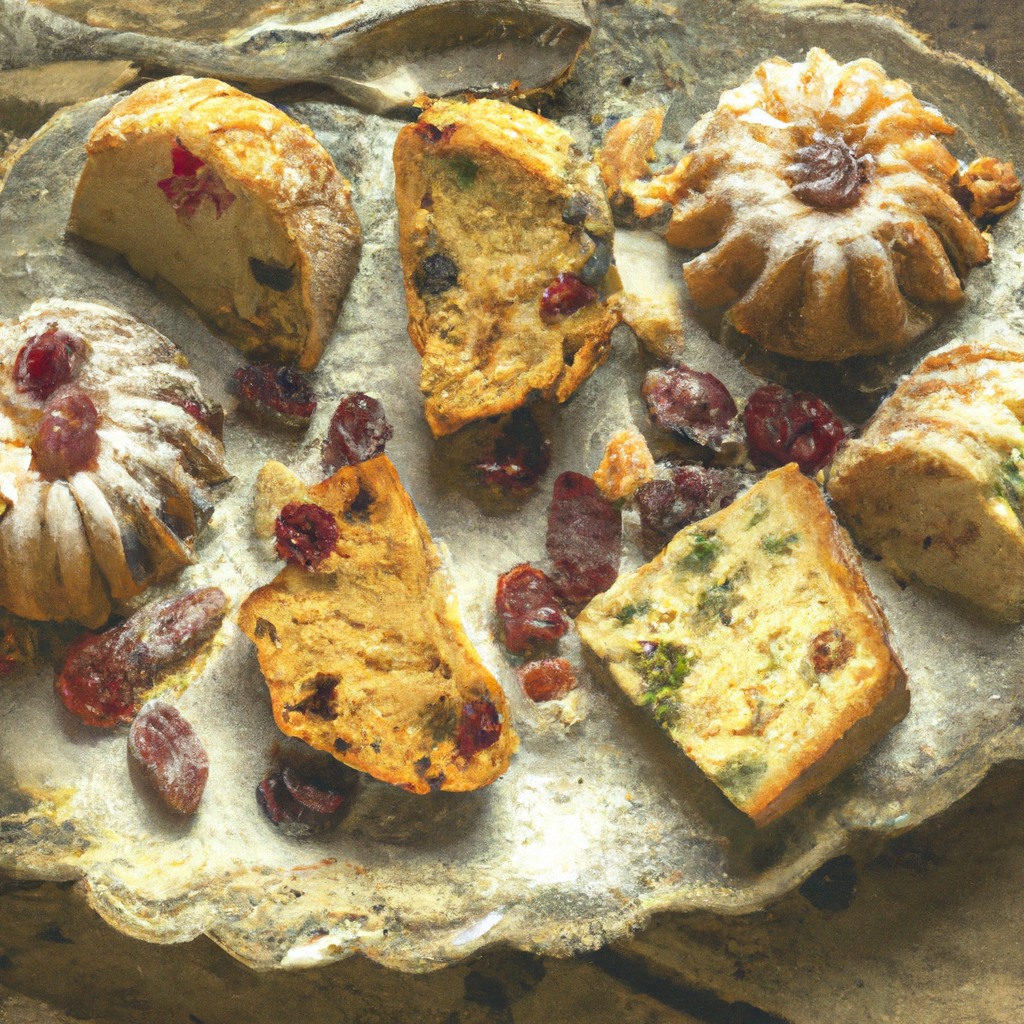 Tiny Christmas Fruit Cakes