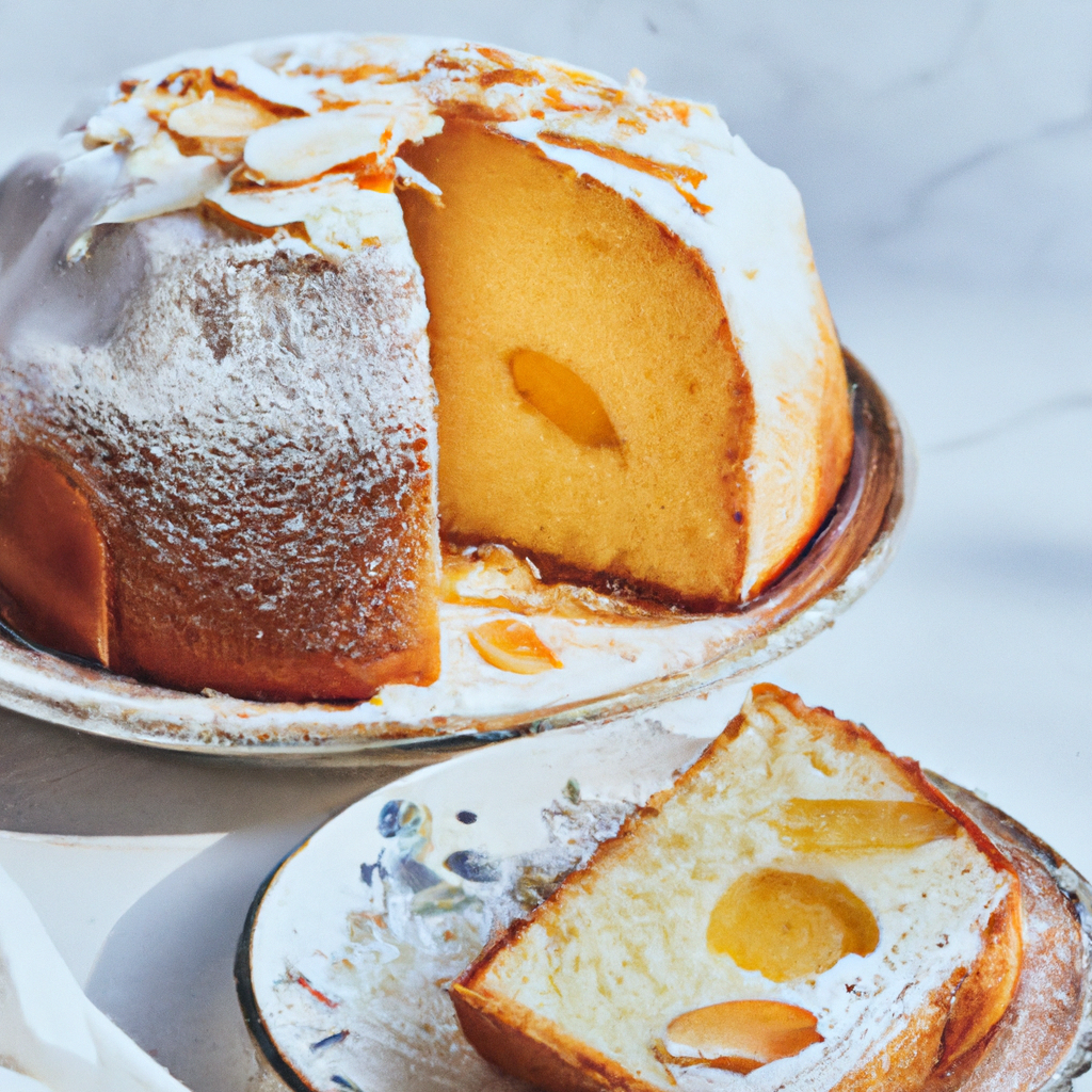 Angel Peach Cake