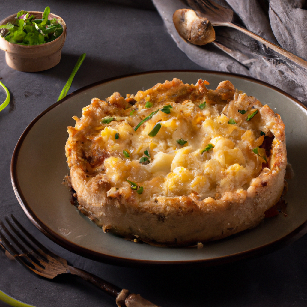 Double Cheese Potato Tart