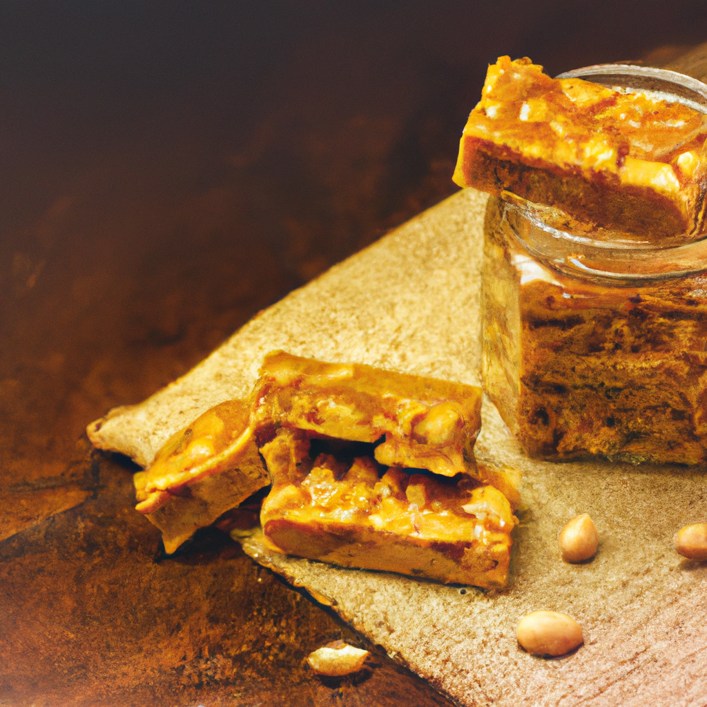 Chewy Butterscotch Nut Bars In A Jar