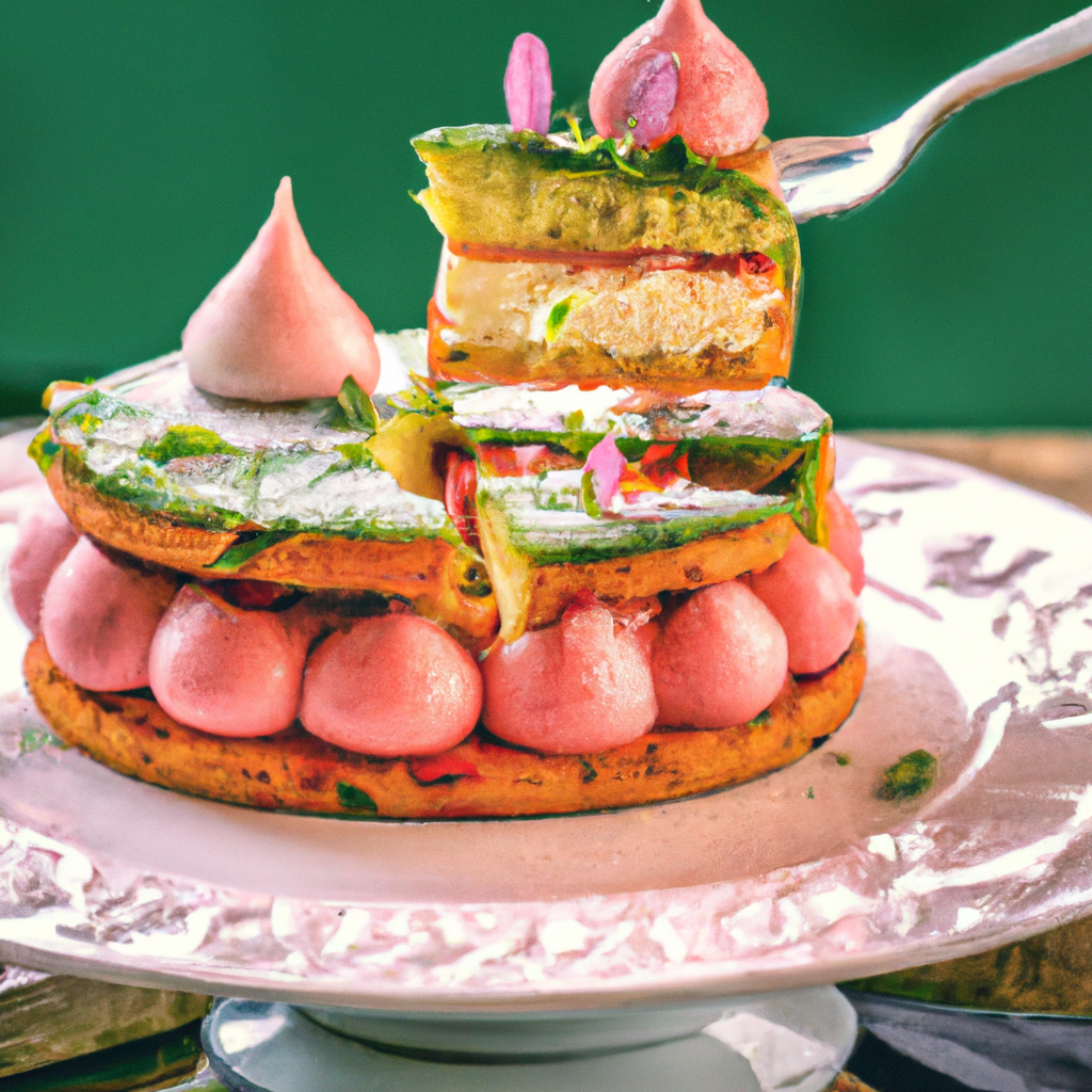 Rhabarber Sahne Torte