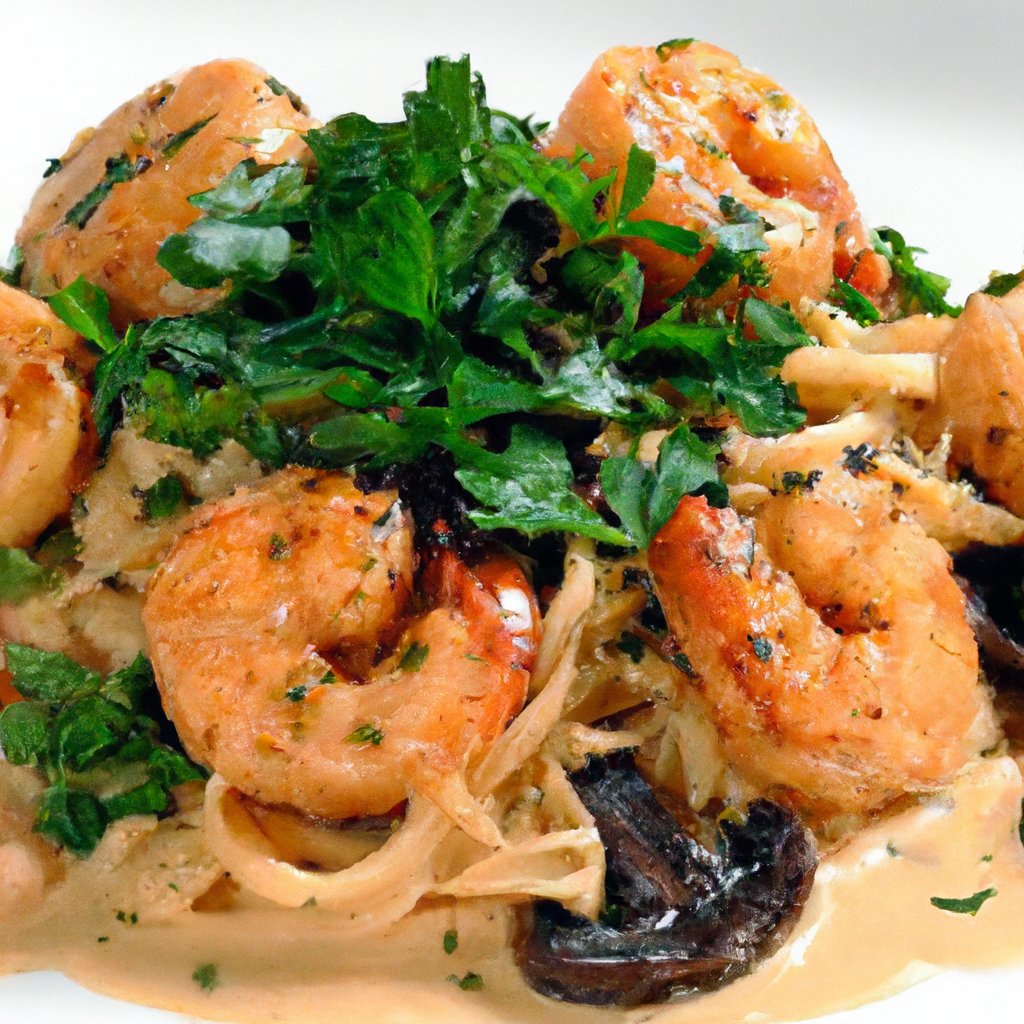 Blackened Shrimp Stroganoff