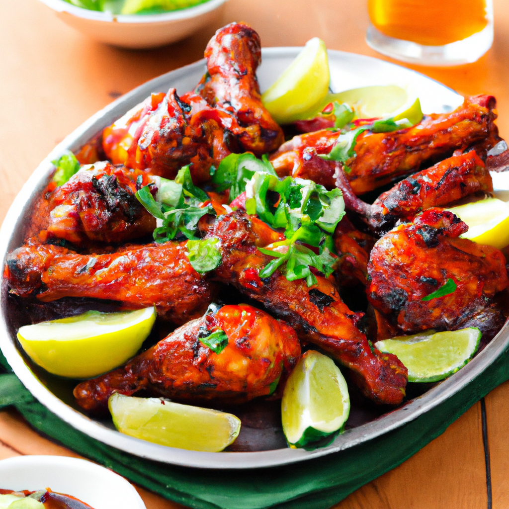 Grilled Hot Pepper Wings