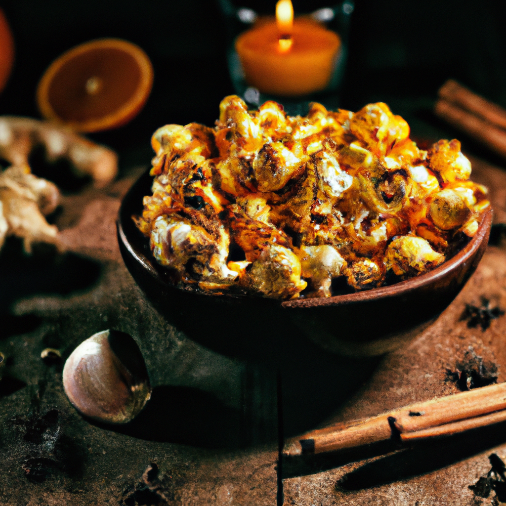 Firelight Orange Spice Popcorn