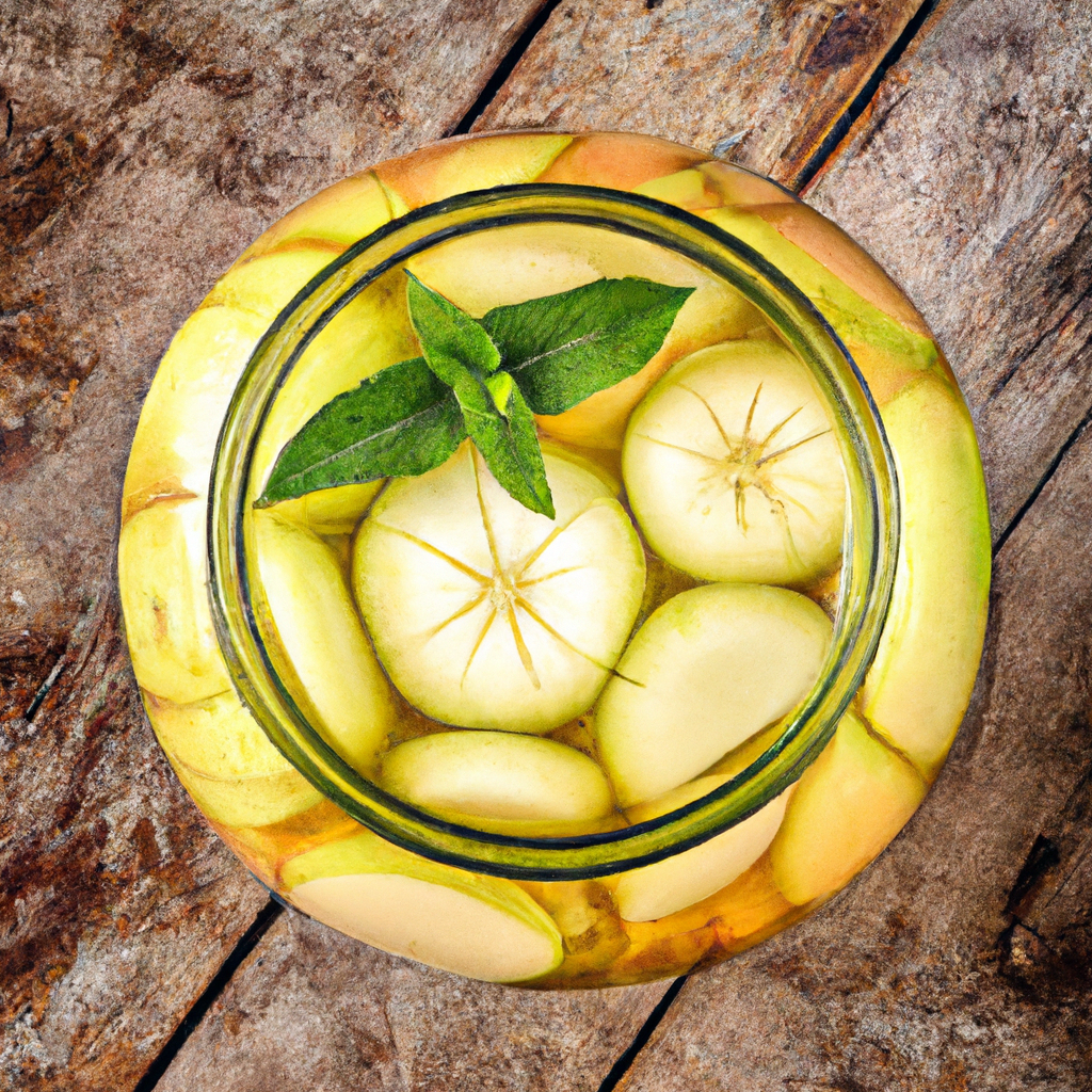 Gingered Cantaloupe Pickles