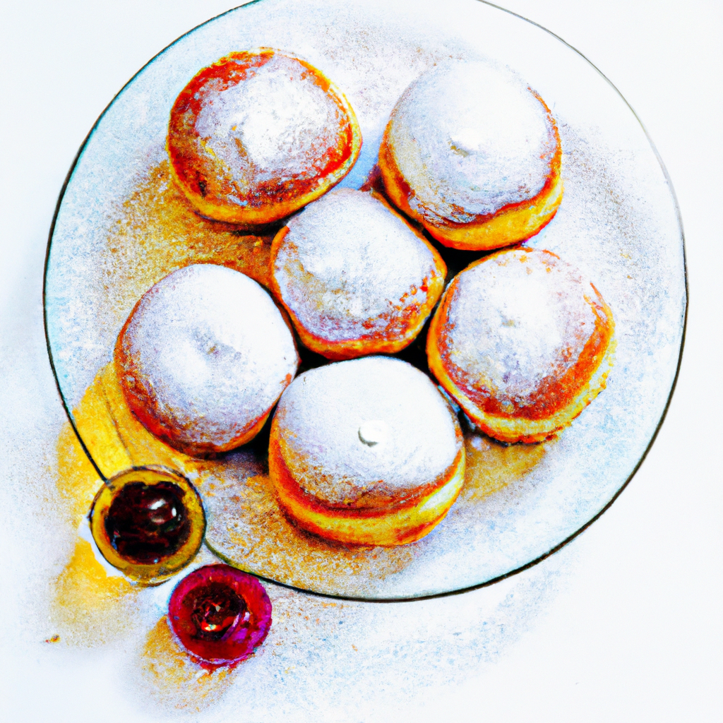 Hanukkah Jelly Doughnuts