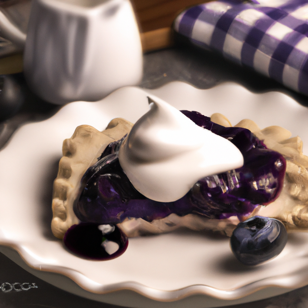 Blueberry Soda Cracker Pie