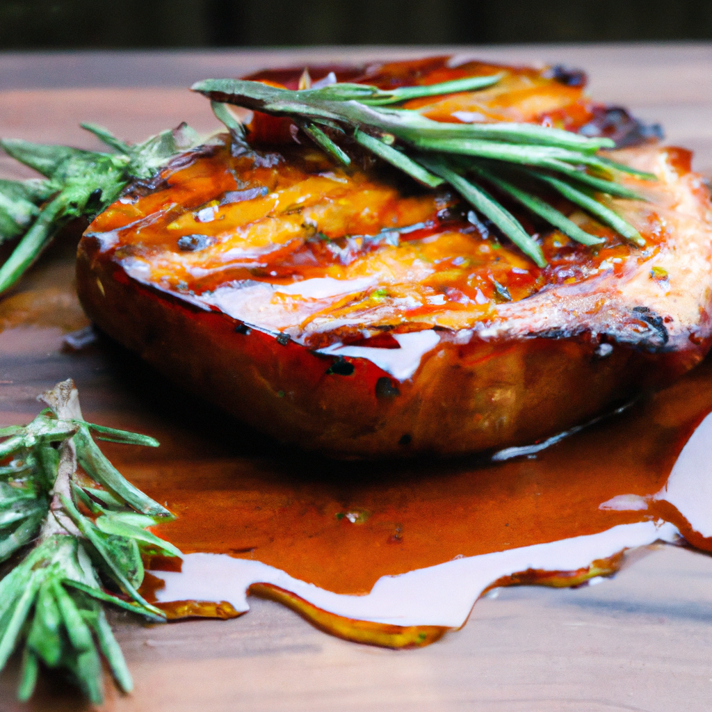 Grilled Cinnamon Ham