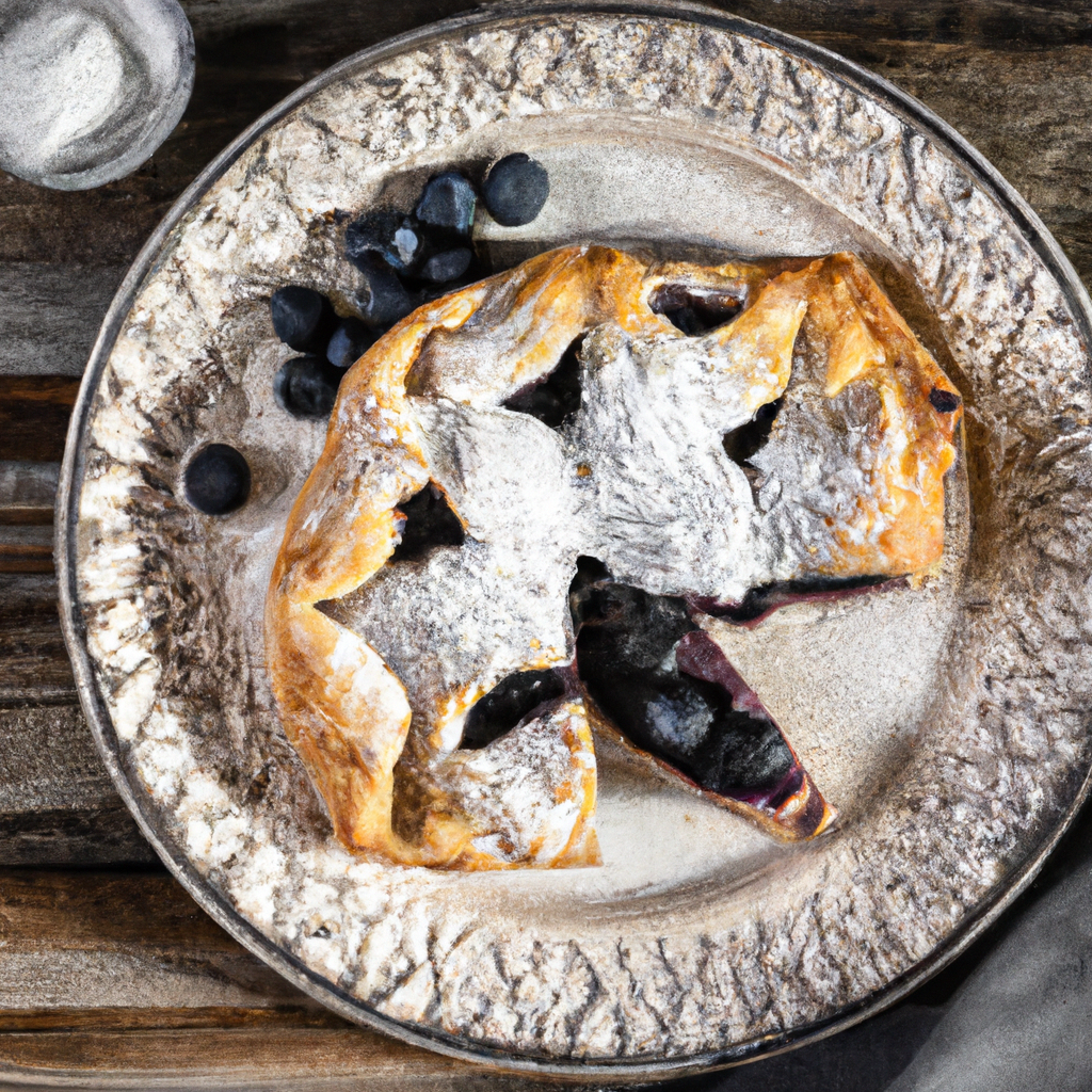 Blueberry Sour Cream Pie