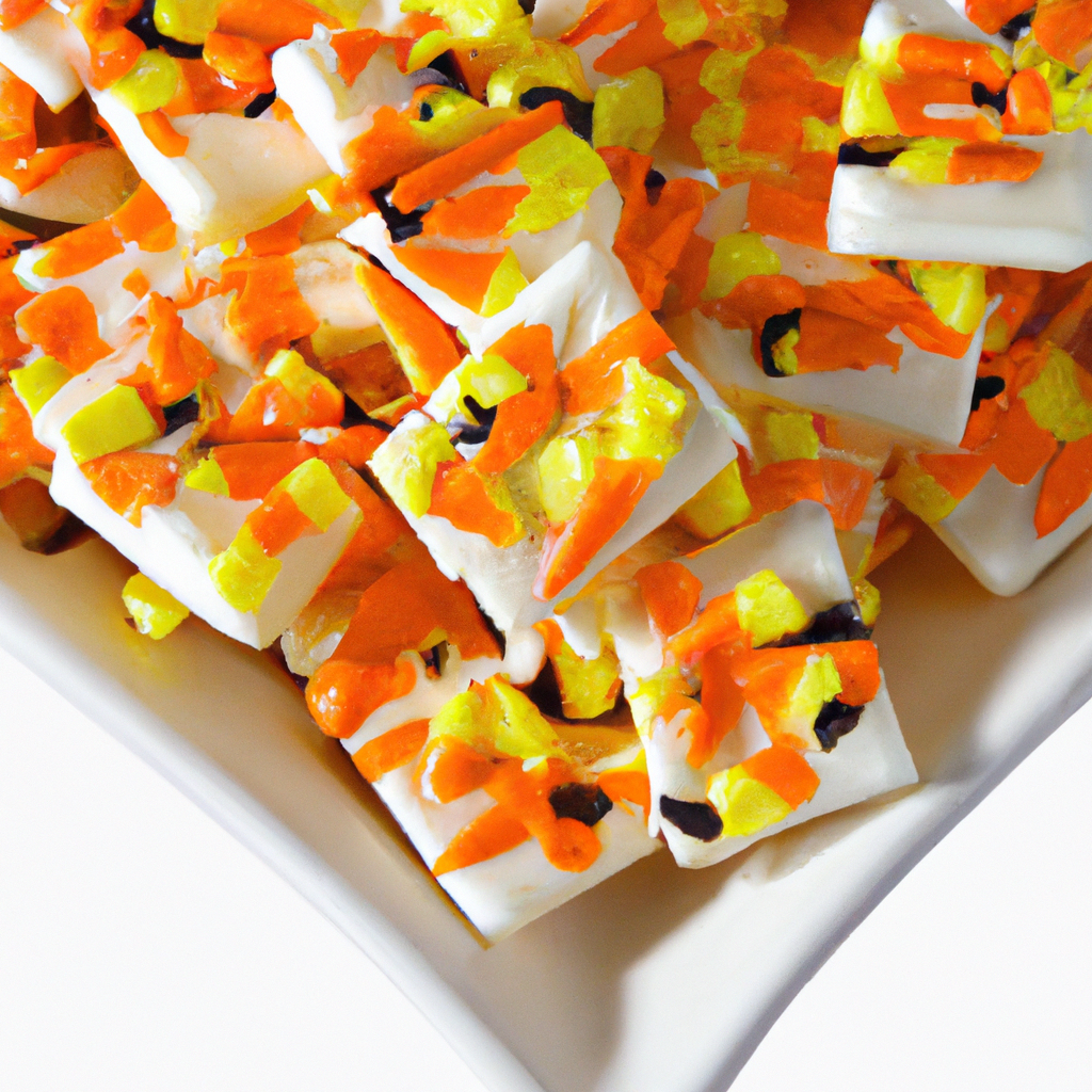 Crispy Candy Corn Squares