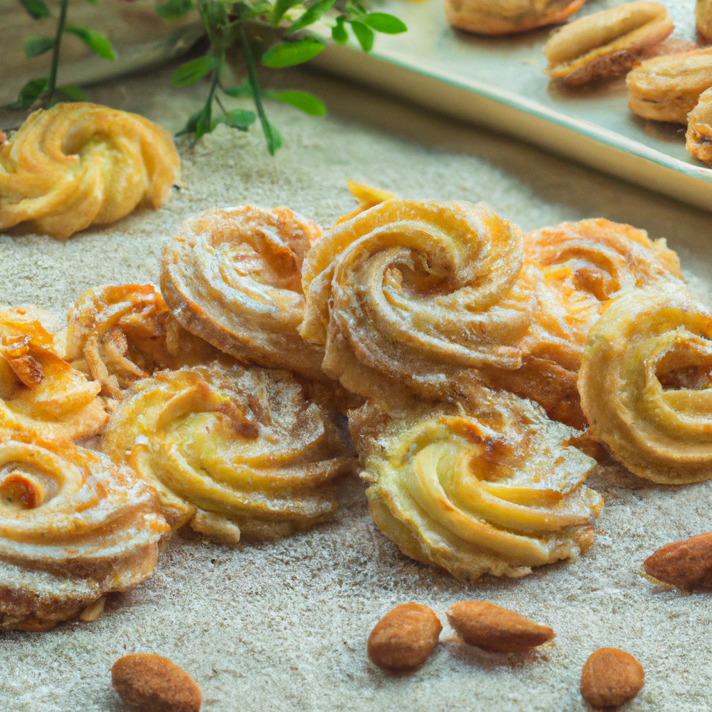 Almond Creme Spritz Cookies
