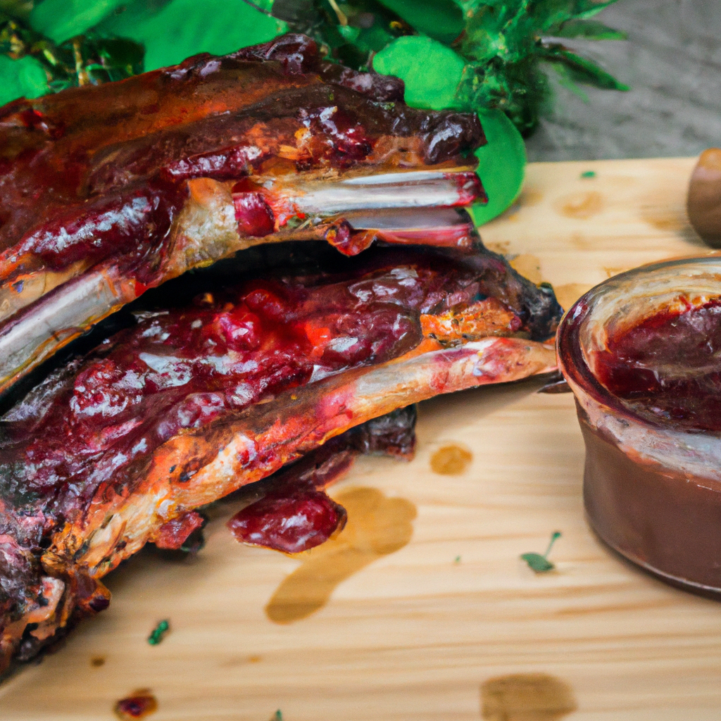 Beef Ribs With Fruity Barbecue Sauce