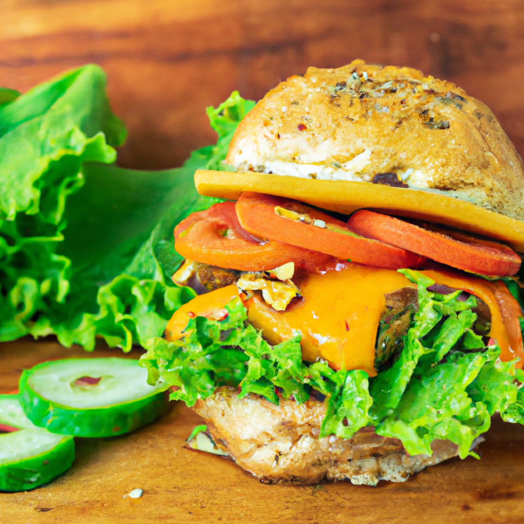 Carrot Rice Nut Burger
