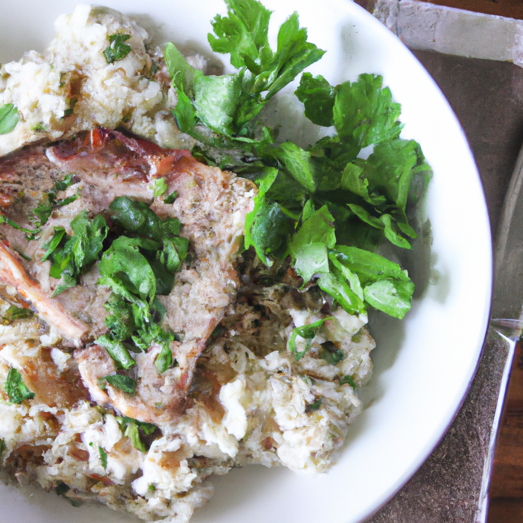 Pork Chops And Browned Rice
