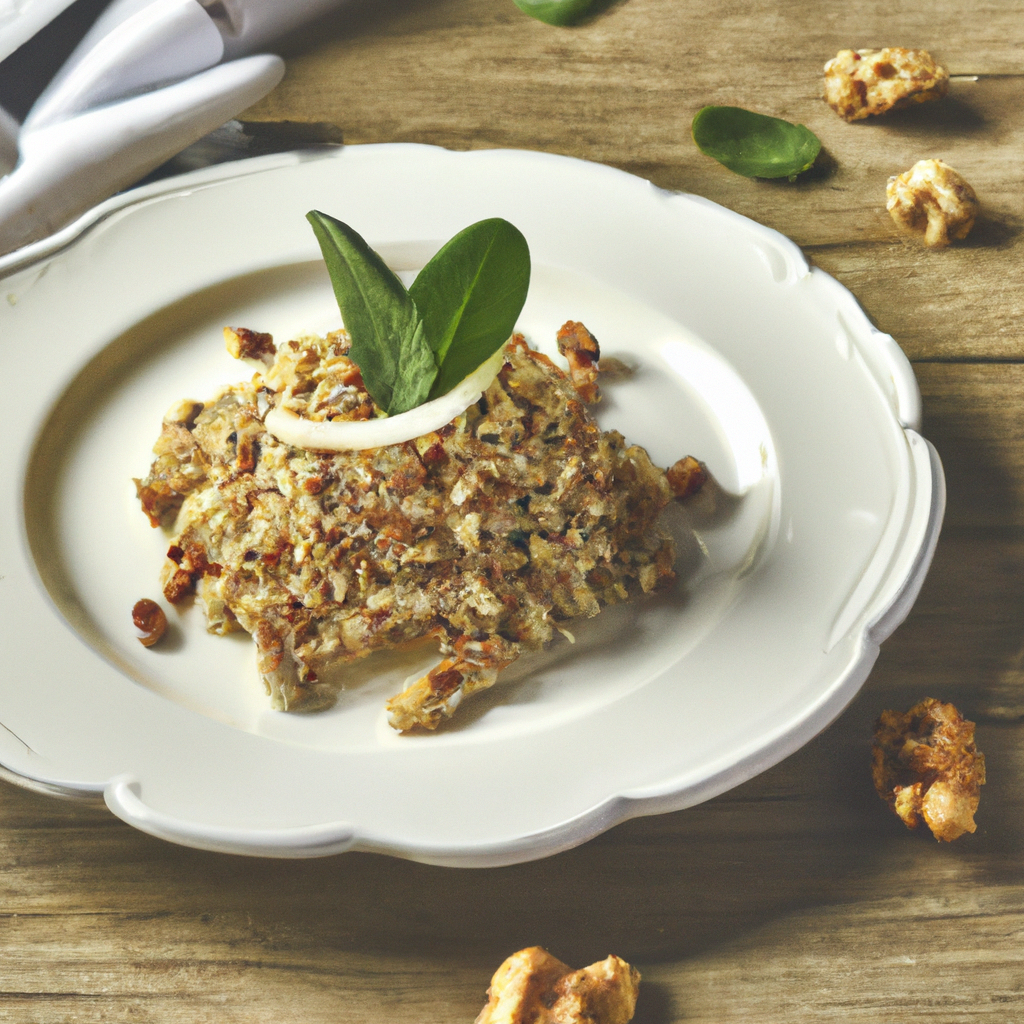 Garlicky Basil Quinoa Salad With Walnuts