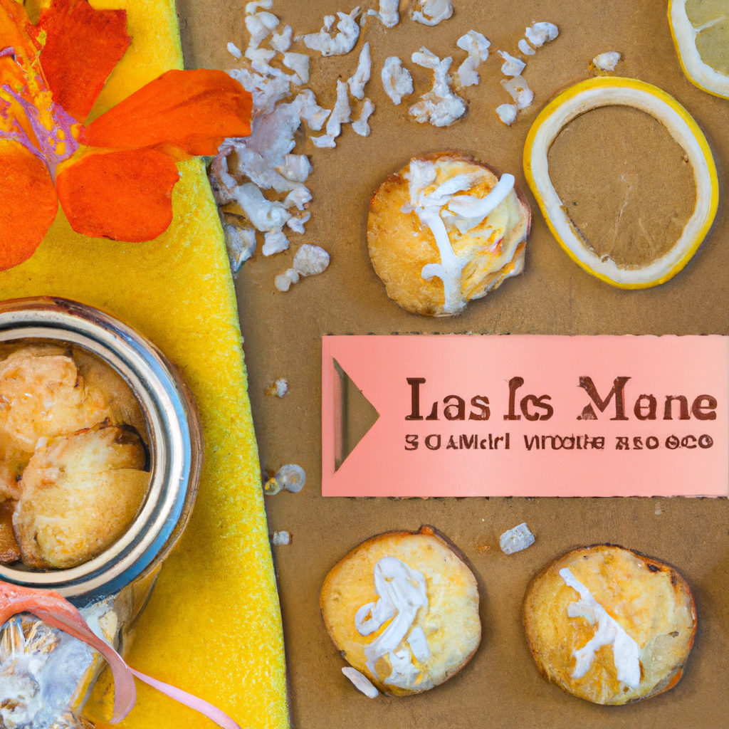Lemon Coconut Cookies Mix In A Jar