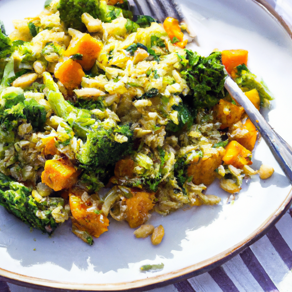 Martha Stewarts Barley Salad With Squash And Broccoli Veganized