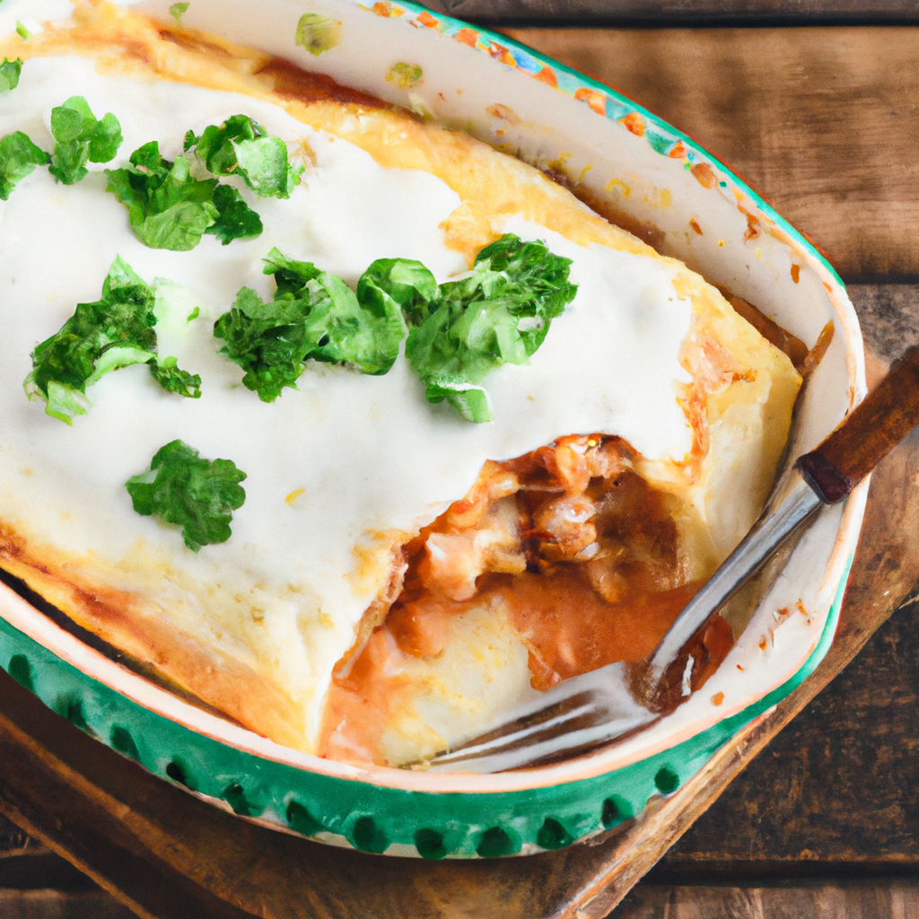 Enchilada Auflauf