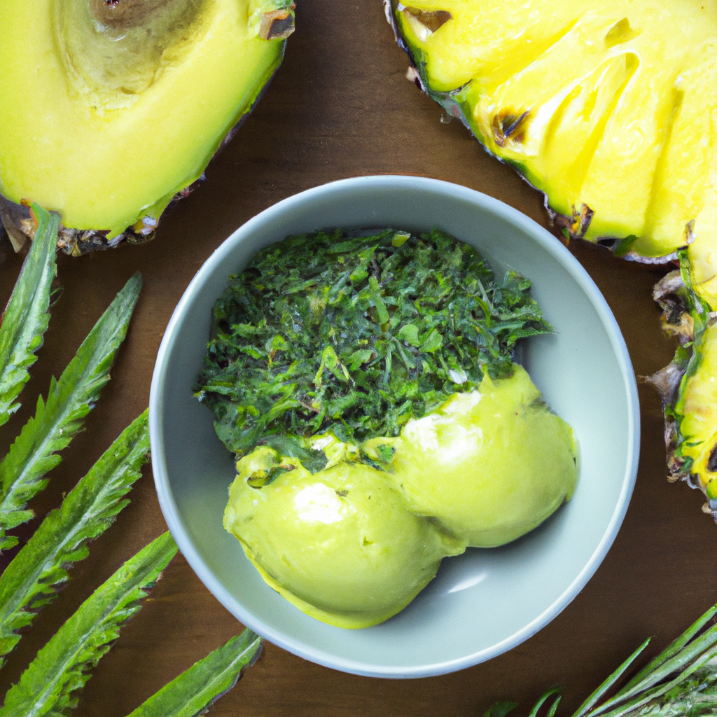 Avocado Pineapple Sherbet