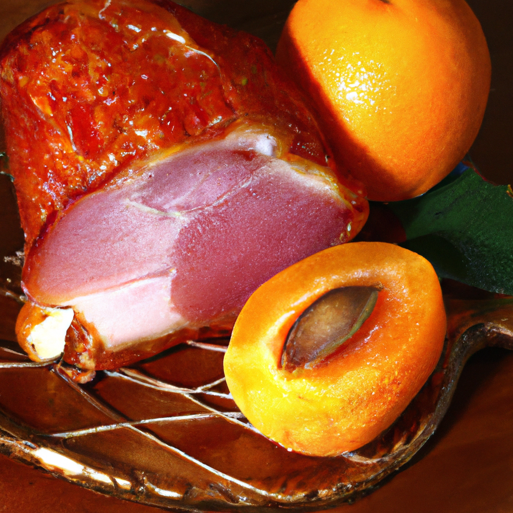 Apricot Citrus Stuffed Ham
