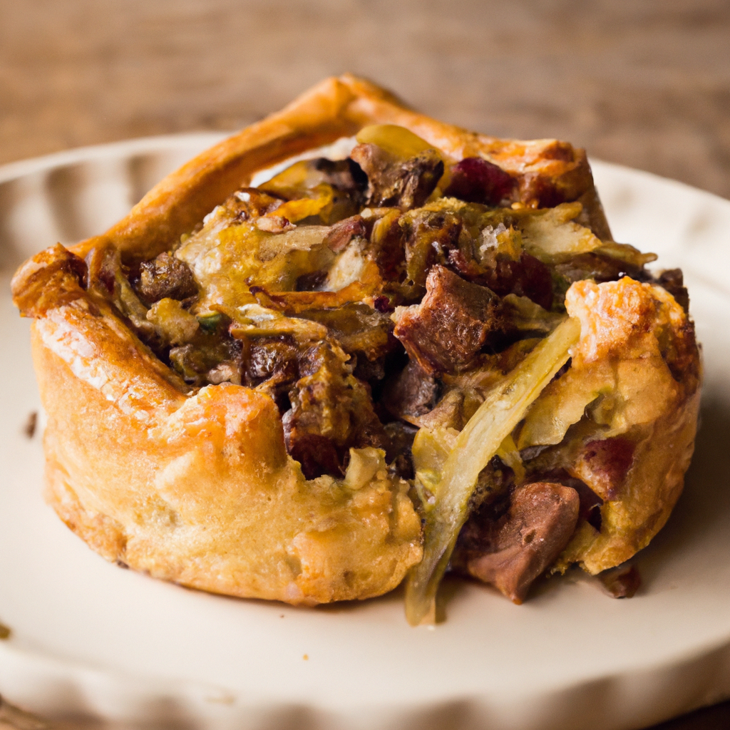 Steak And Onion Pie