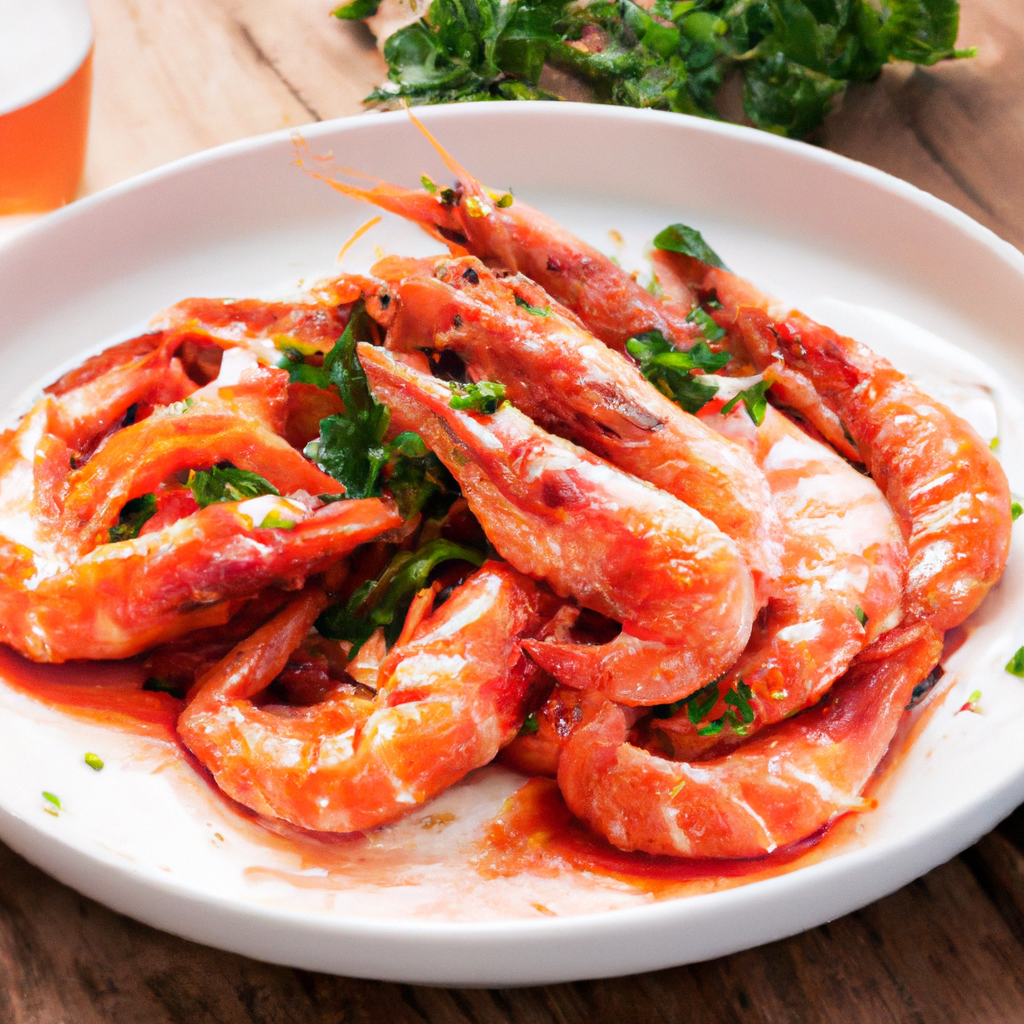 Broiled Shrimp In Beer