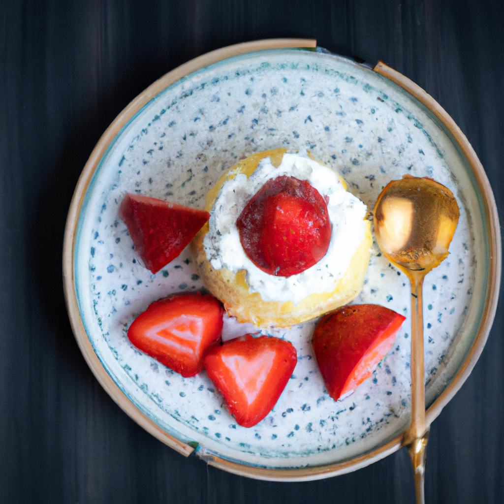 Baked Strawberry Shortcake
