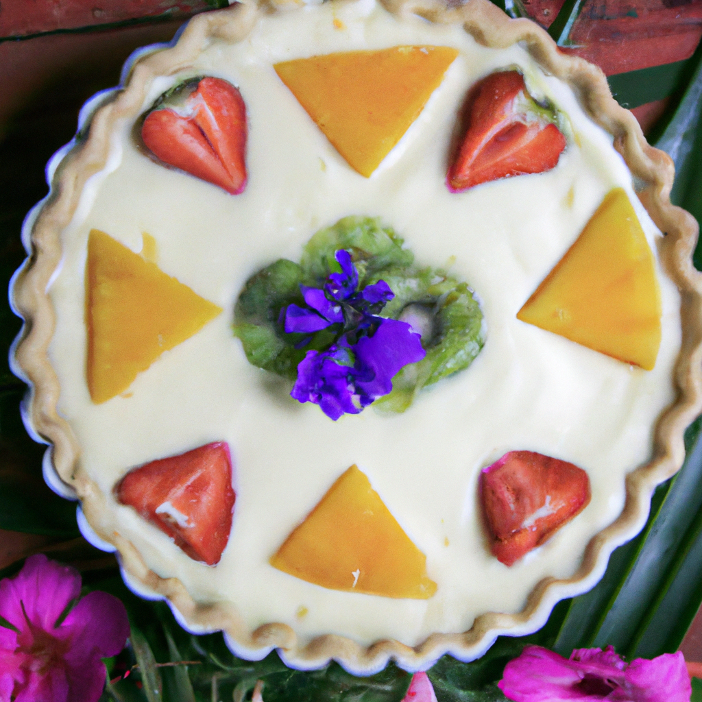 Frozen Pina Colada Pie