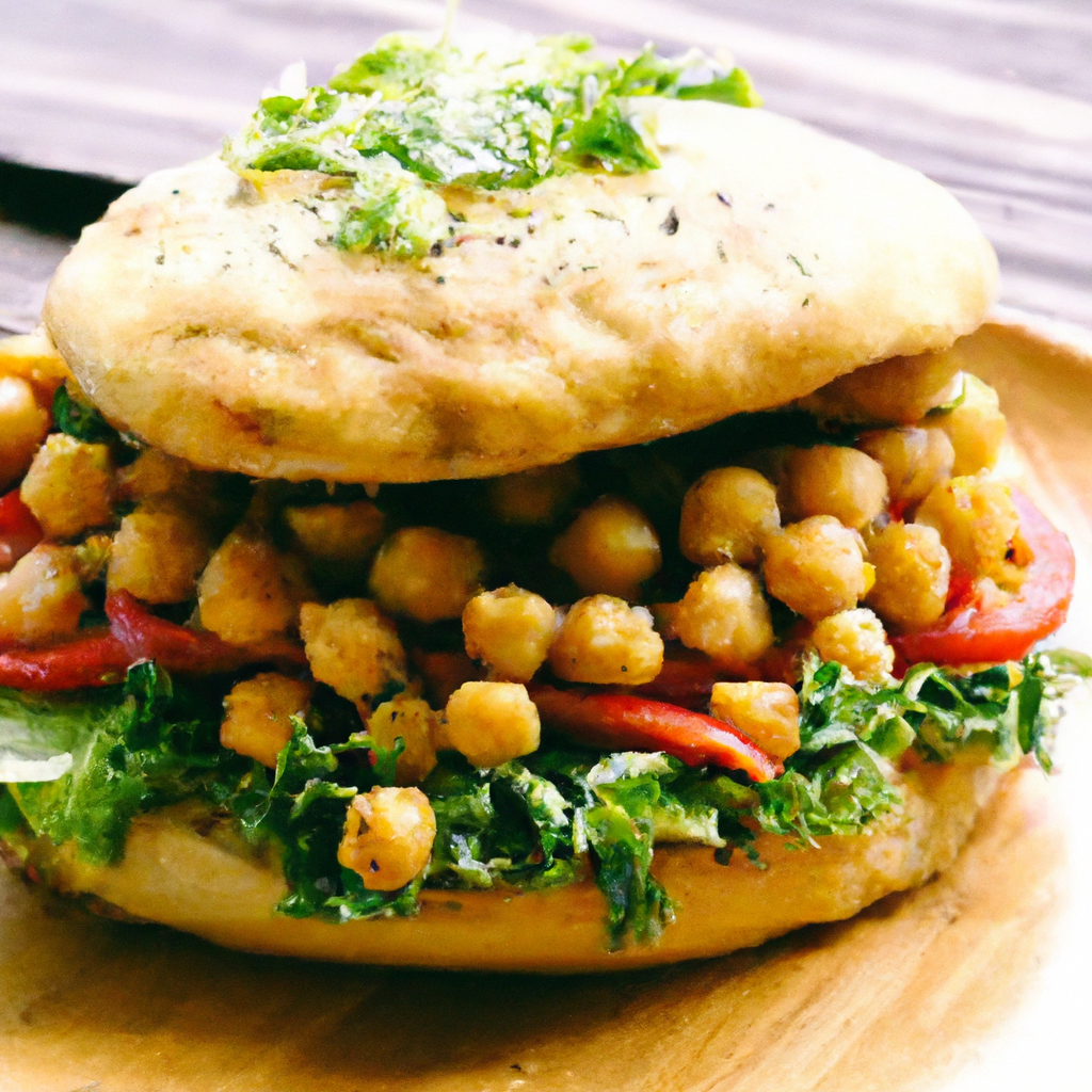 Spicy Chickpea Jalapeno Burgers