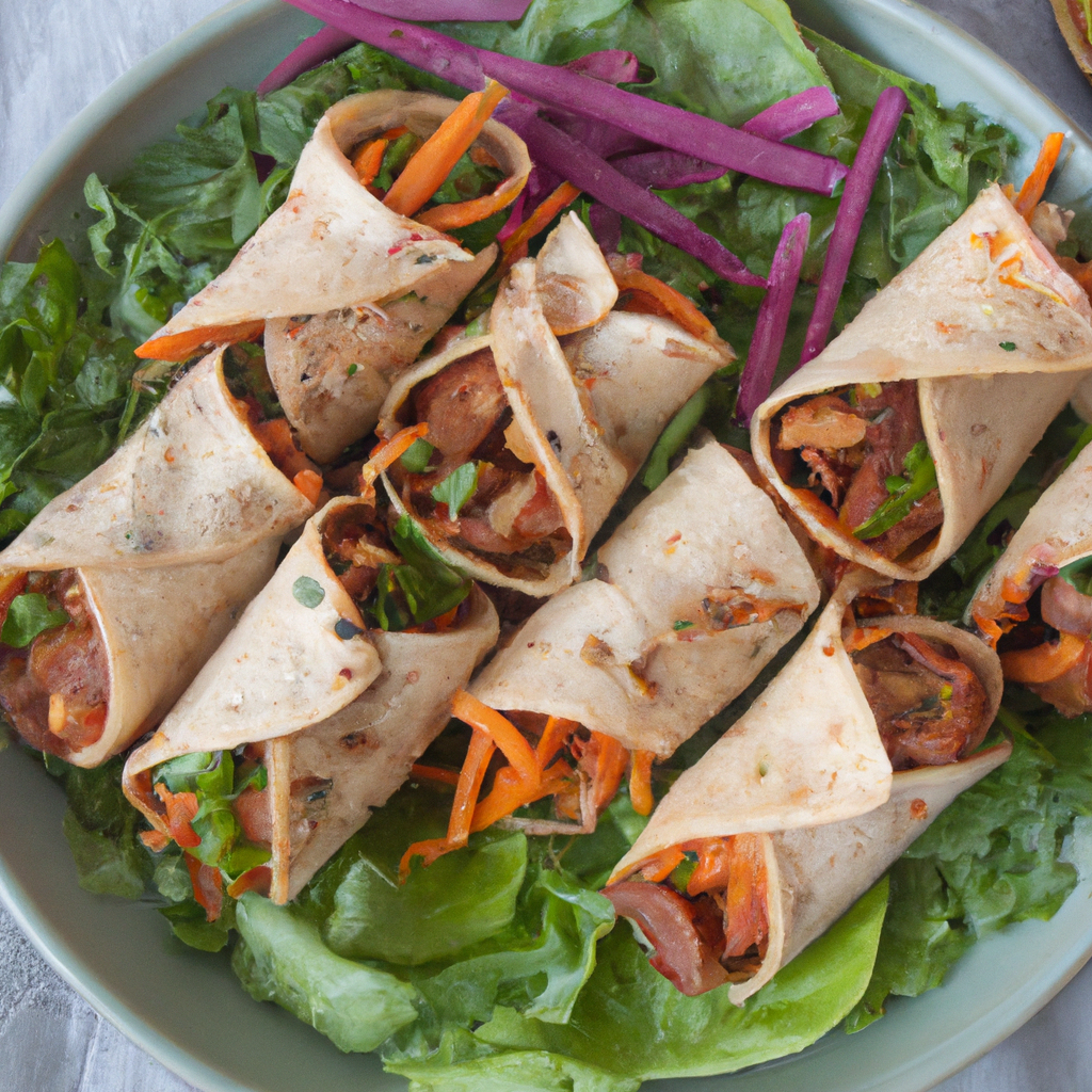 Asian Pork Wraps