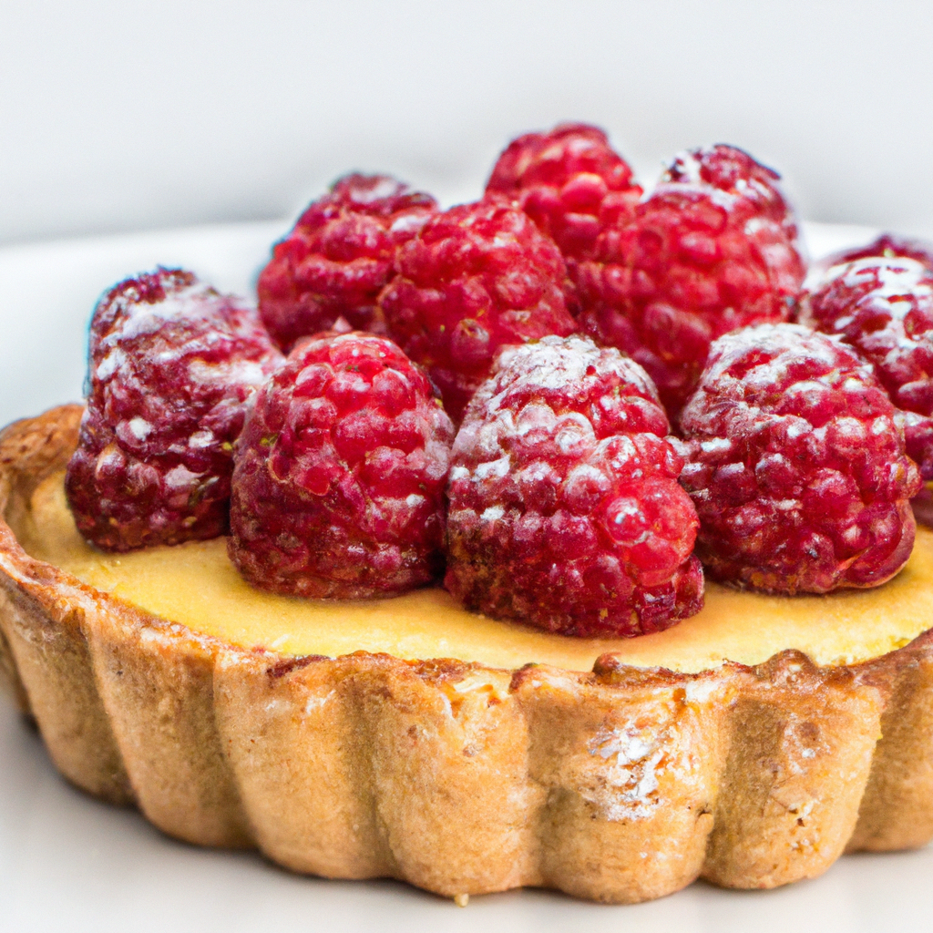 Custard Tart With Fresh Raspberries