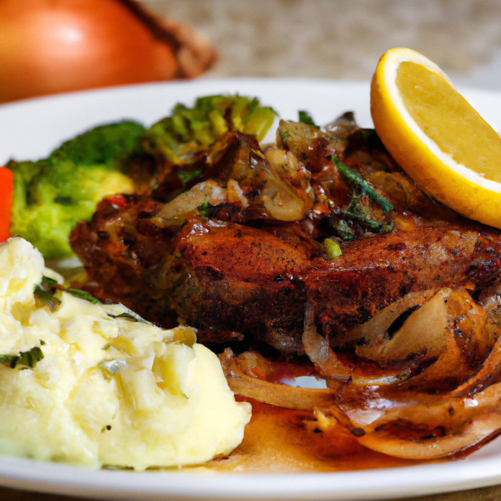 Baked Lemony Pork Chops