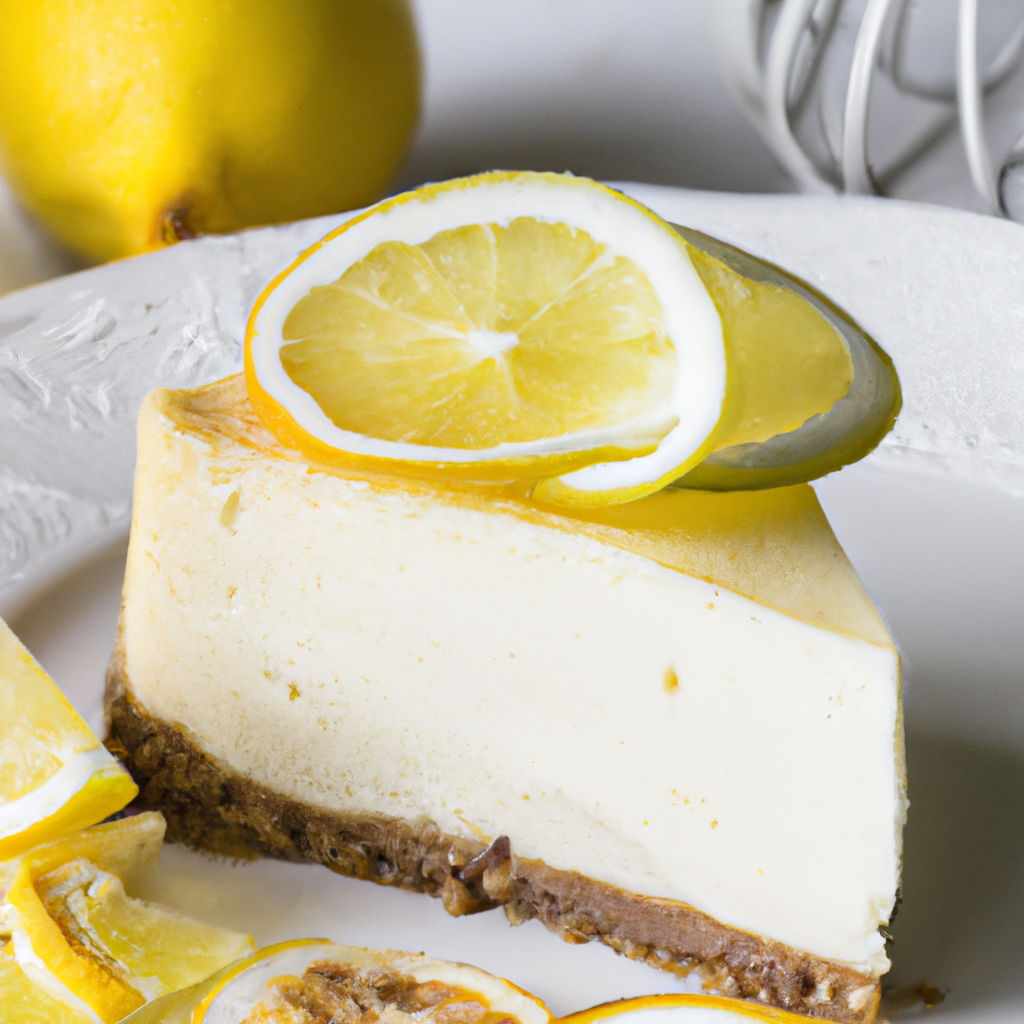 Lemon Tofu Cheesecake