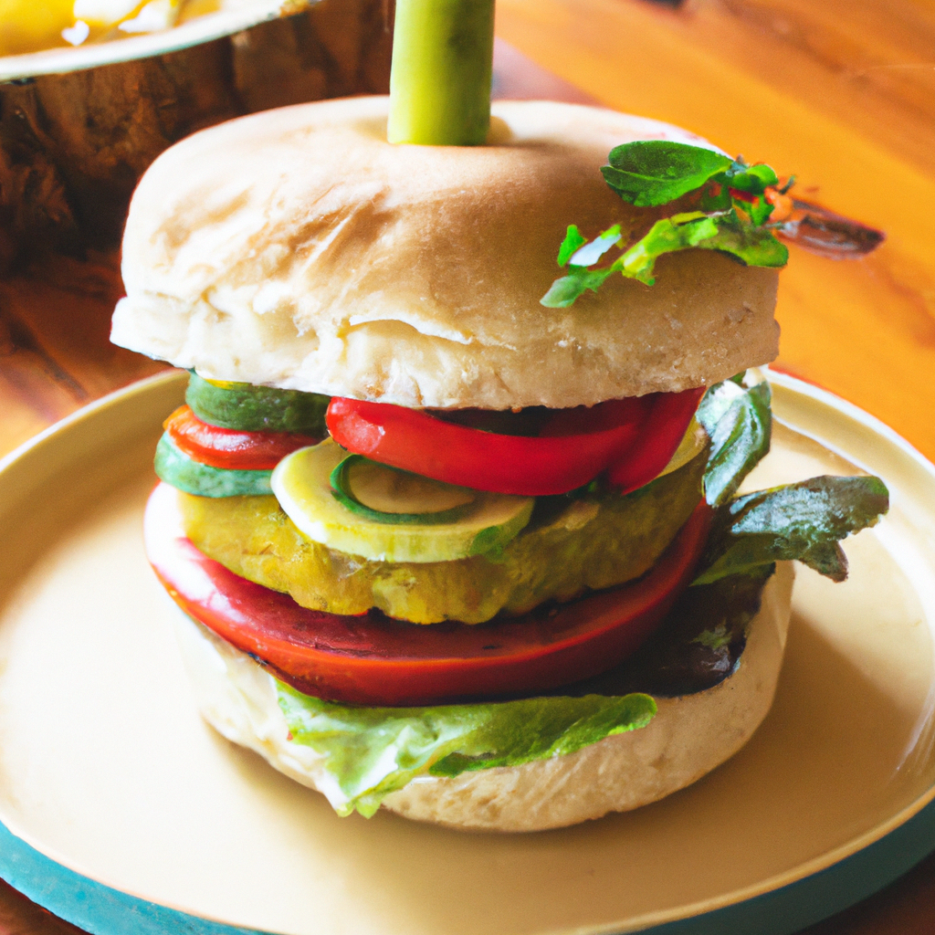 Chickpea Veggie Burger