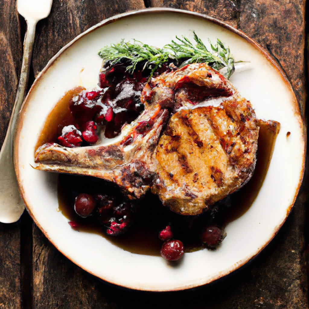 Berry Special Pork Chops