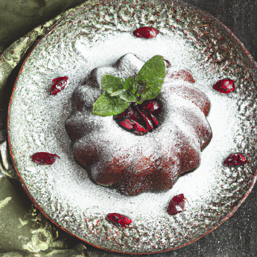 Sourdough Chocolate Cranberry Cake