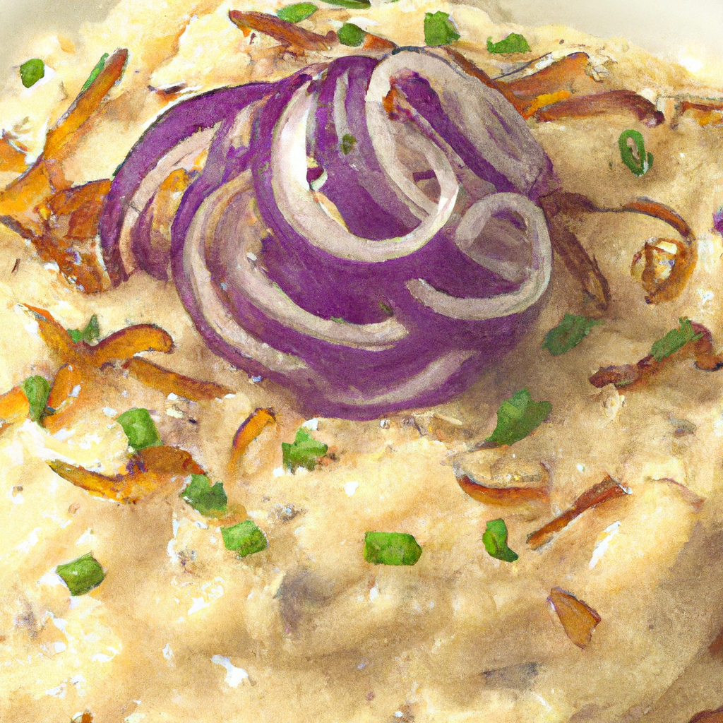 Creamy French Onion Mashed Potatoes