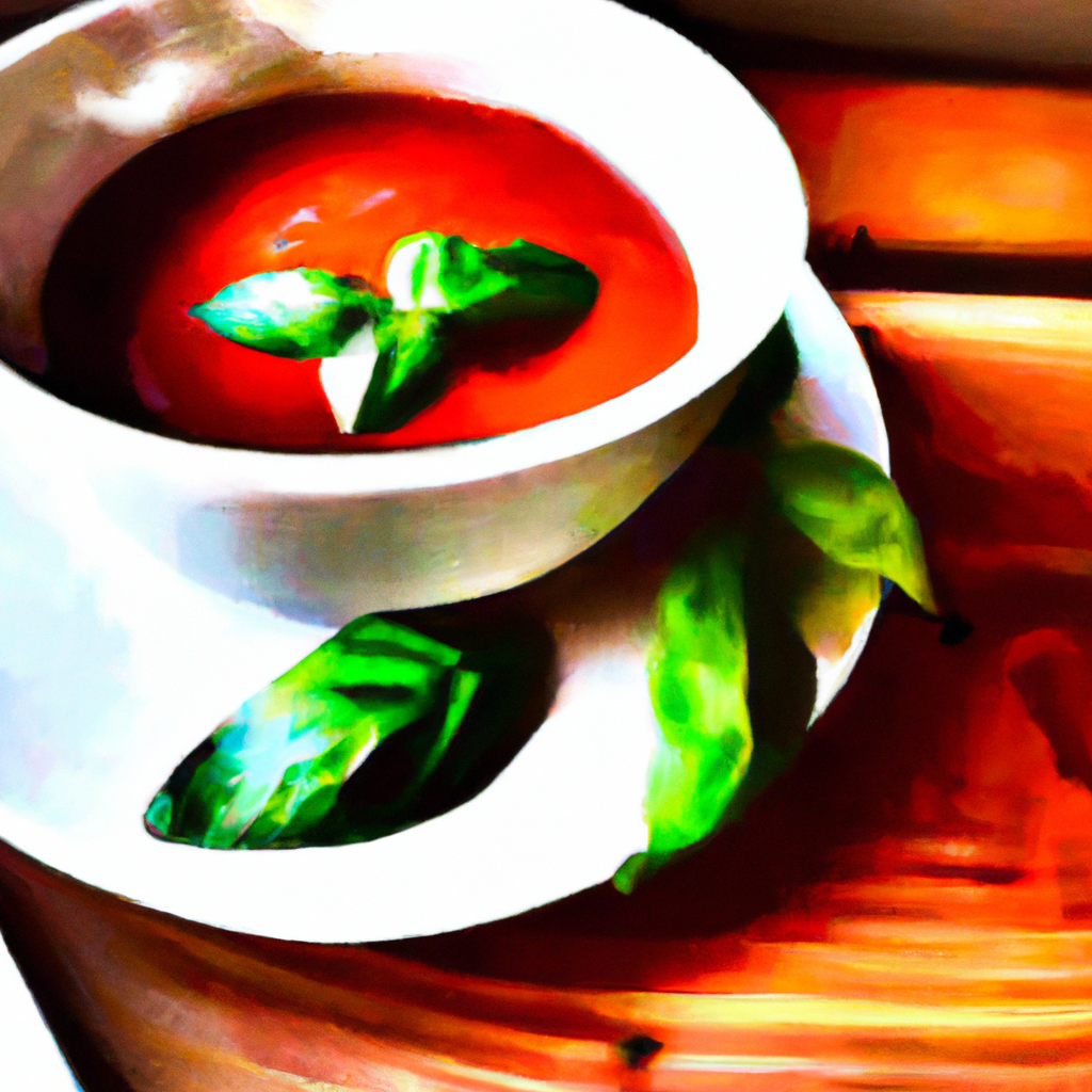 Frische Tomatensuppe