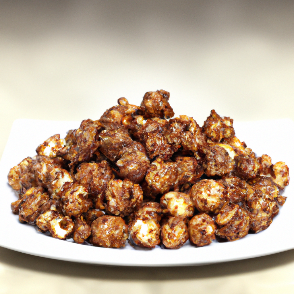 Chocolate Glazed Popcorn Squares