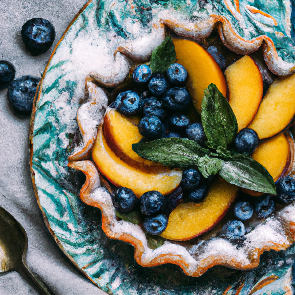 Guilt And A Rustic Blueberry Peach Tart