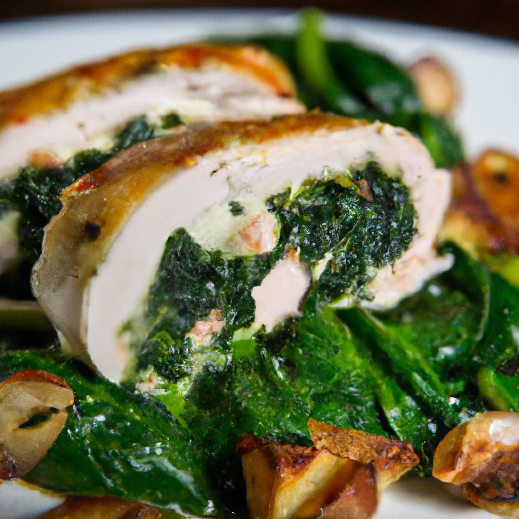 Easy Spinach Stuffed Chicken