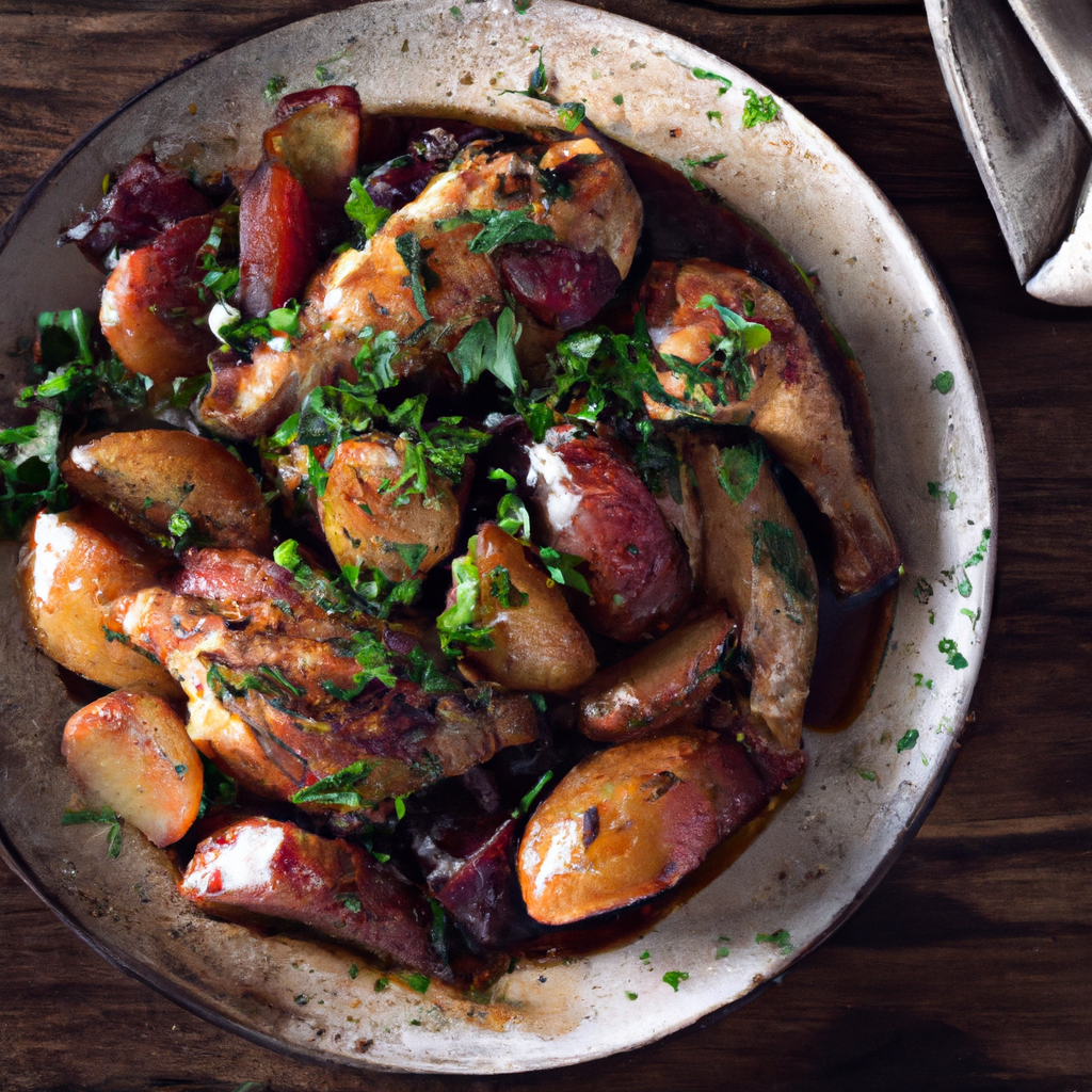 Roasted Chicken Red Potatoes