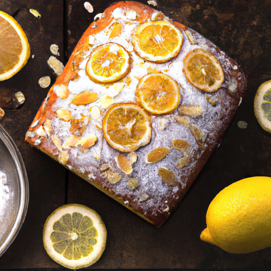 Lemon Orange Almond Cake