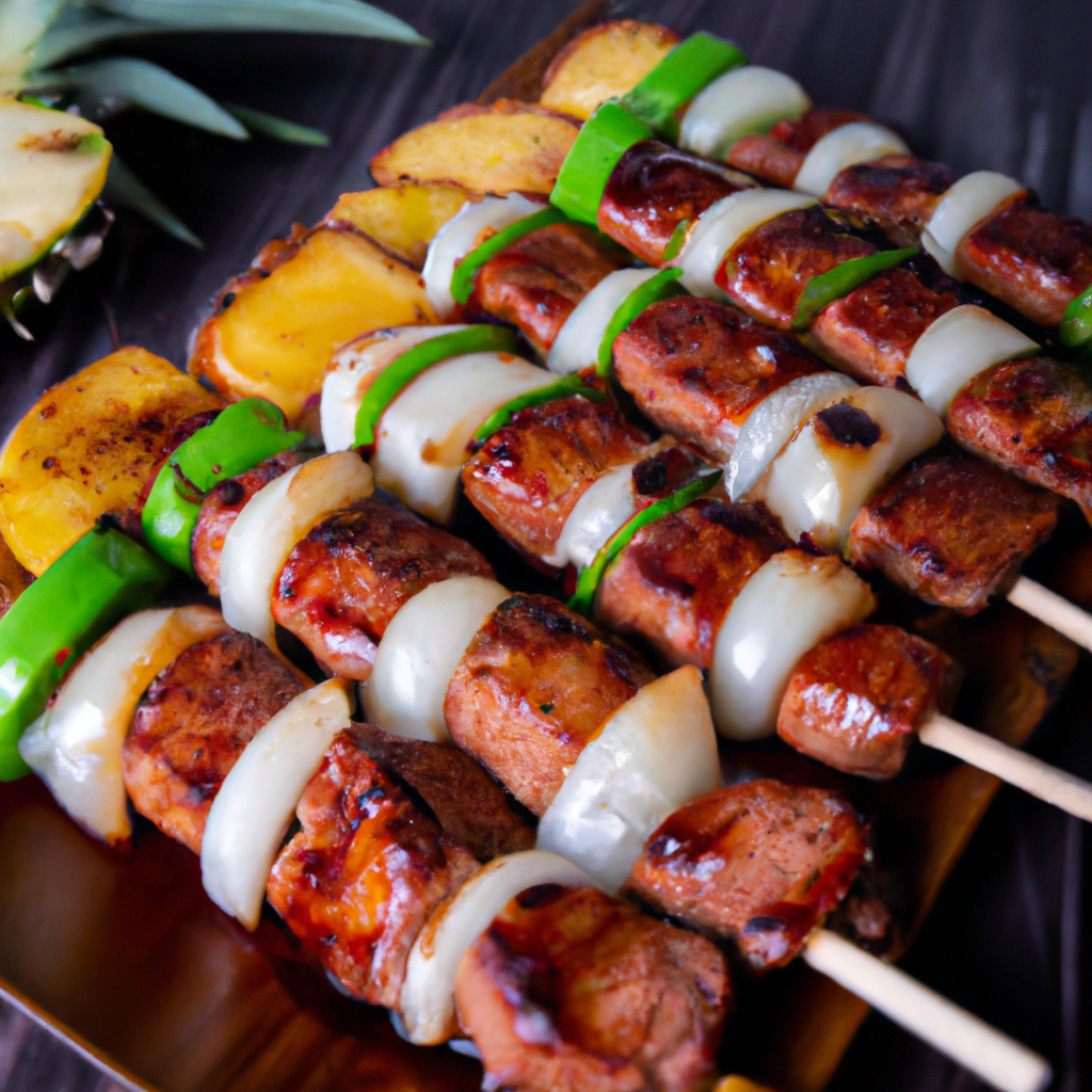 Aloha Beef Kabobs