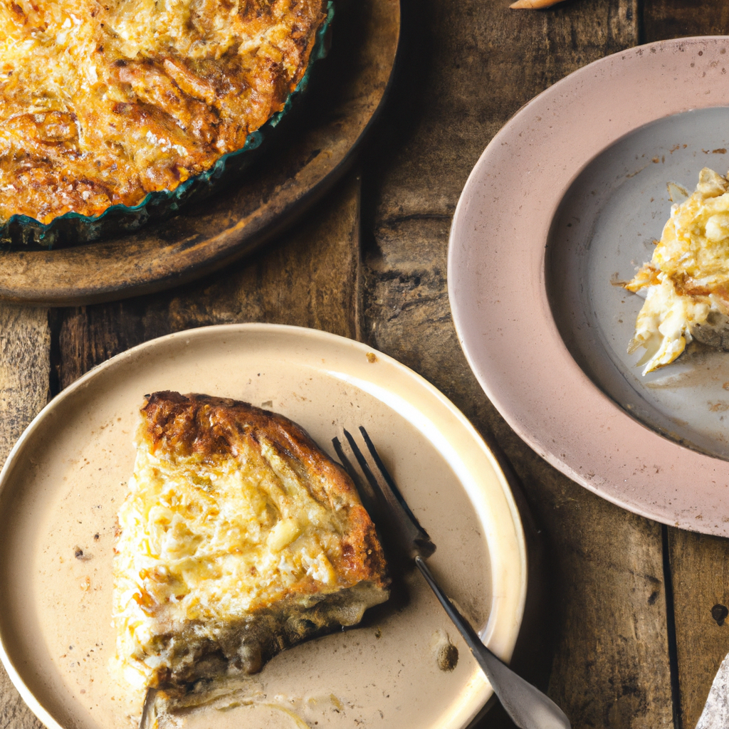 Caramelized Onion Risotto Pie